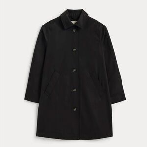 Everlane Black Single-Breasted Trench Coat